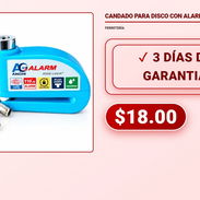 CANDADO PARA DISCO CON ALARMA 8302 - Img 58214529