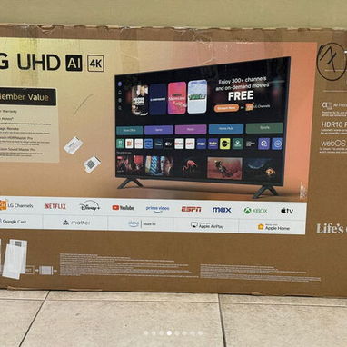 SMART TV LG 50 pulgadas UA77 AI UHD 4K año 2025 serie A7 precio $540 USD Mensajería Incluida - Img 122433553