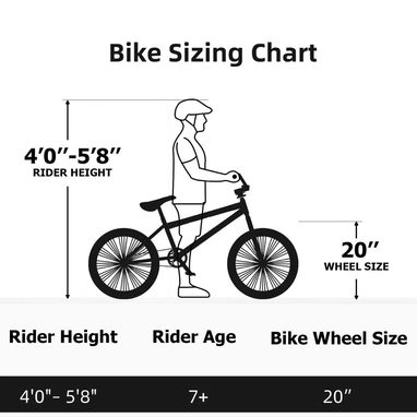 🚴♂️ Bicicleta “BMX WEIZE 20” Color Negro – Nueva en Caja📦 al 53822315 - Img 125039745