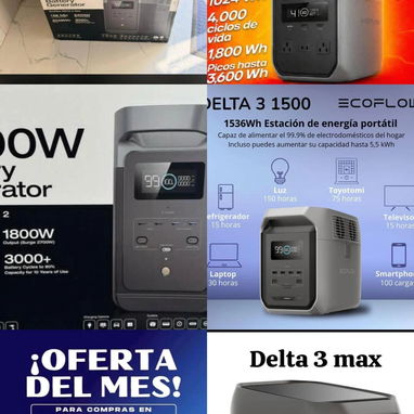Estaciones , Ecoflow y kits se paneles solares - Img 118941099