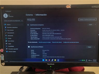Vendo mi PC completa torre con monitor maus teclado todo color negro de uso pero en perfecto estado - Img 65840131