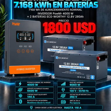 Inversores de energia los mejores precios - 6/10