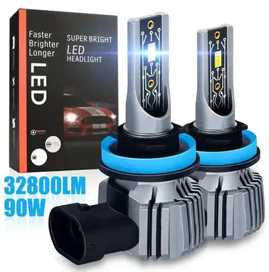 *****++*** BOMBILLOS LED1400$  5 cada uno 10$$ la pareja varias tomas h4 h11 h9 con fan nuevos llama 55106915 - Img 62397200