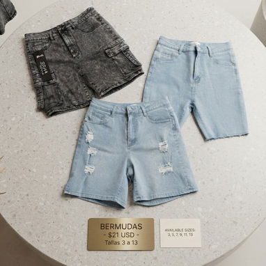 Short de mezclilla y bermudas de mujer - 4/10