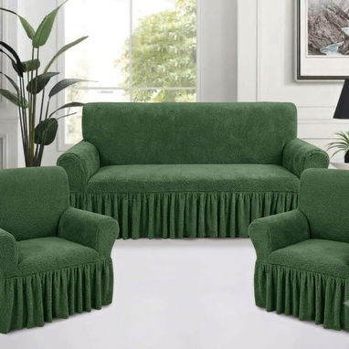🛋️Forros elastizados para muebles 3+1+1 🏷️$45 usd ✅Colores: ♥️🖤🩶🤎 - Img 124183417