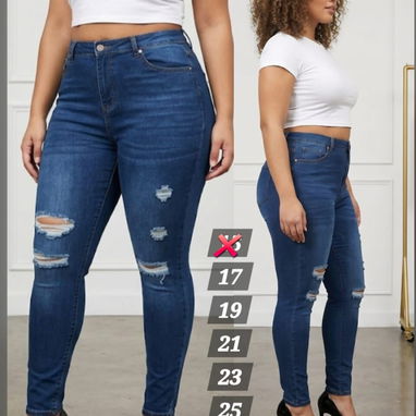 Pantalón de mujer tallas Plus XL-4XL - 7/10