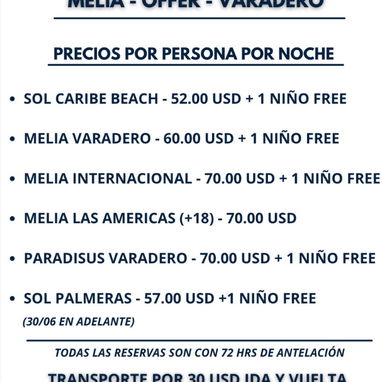 Reservas para hoteles en Vardero y Habana - Img 121729833