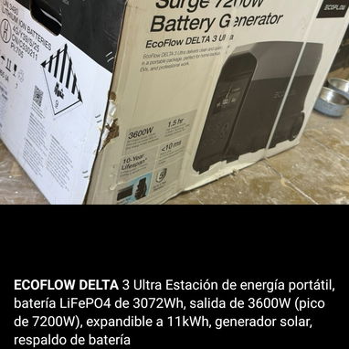 Ecoflow Delta 3 Classic👇 SELLADA + GARANTIA !!! - 5/5