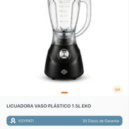 LICUADORA VASO PLÁSTICO 1.5L EKO - Img 57195512