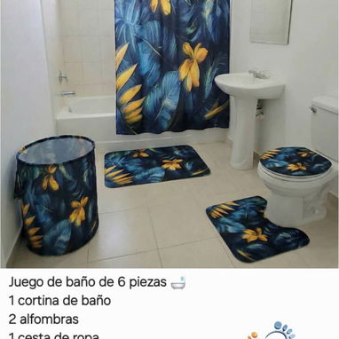 Juego PARA BAÑOS de 6 piezas - Img 117795828