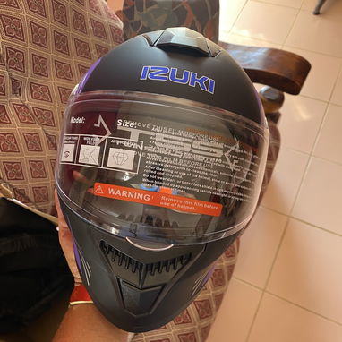 Casco de moto integral izuki - 2/4