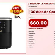 FREIDORA DE AIRE DIGITAL MILEXUS 4.2 LITROS VPT#-0133 - Img 56323126