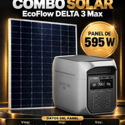 Combo de panel de 595w con Eko flow delta 3 Max - Img 57783596