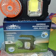 3 en 1 linterna, lámpara y ventilador nuevos en cajas - Img 56046079