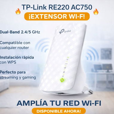 REPETIDOR _ TP-LINK_ AC750 - Img 122095289