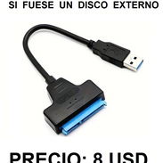 APROVECHA ESTA OPORTUNIDAD EN VENTA EL ADAPTADOR SATA A USB. MENSAJERIA POR UN COSTO ADICIONAL - Img 56287392