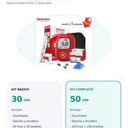 Kit de glucómetro y repuestos - Img 57311490