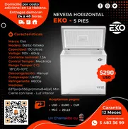 ❄️290❄️ NEVERA EKO 5 PIES. FACTURA Y GARANTÍA DE 1 AÑO. TLF 54833699 - Img 49175439