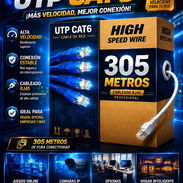 CABLE DE RED UTP CAT 6 – MÁXIMA VELOCIDAD Y ESTABILIDAD - Img 55932894
