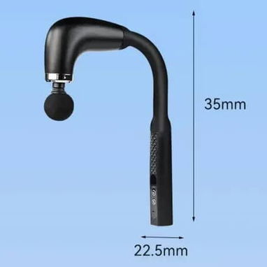 Pistola masajeador con varios cabezales con extensores para un manejo más fácil.  45 Usd - Img 121760009