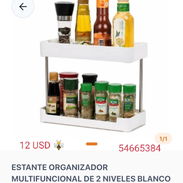 Estante 2 niveles organizador - Img 56155796
