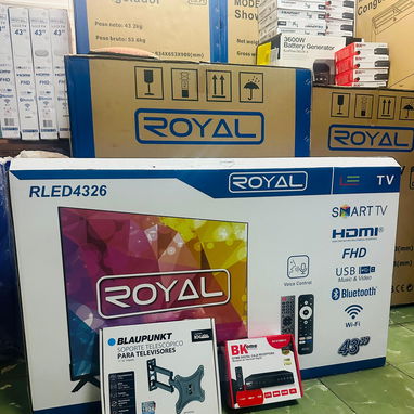 Smart TV ROYAL de 43 pulgadas FHD 1080p precio 270 USD con transporte incluido Factura y Garantía - Img 120363948