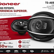 Set Bocinas Ovaladas PIONEER para auto. 750 watts - Img 56534251