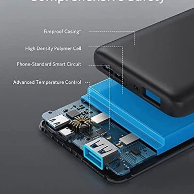 New Power bank anker 10000mAh 15W + C USB cable - Img 116589858