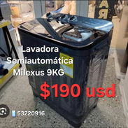‼️Lavadora Semiautomática Milexus 9Kg‼️53220916 - Img 55900312