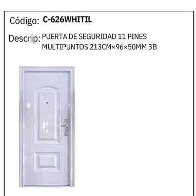 Puertas de exterior con 11 pines de seguridad - Img 123332453