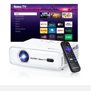 Proyector inteligente portátil Aurzen EAZZE DIR con Roku TV, WiFi y Bluetooth - Img 57534051