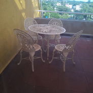 Venta mesa y sillas jardin metalicas - Img 58031307