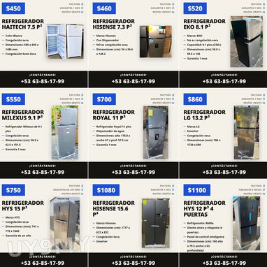 Neveras y refrigeradores nuevos con garantía - 3/4