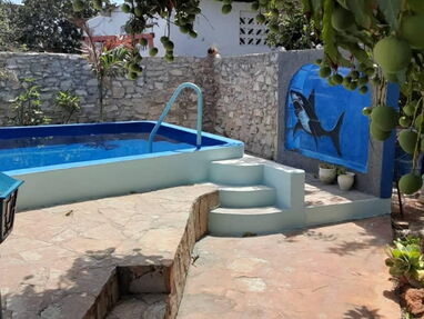 Rentamos casa con piscina a solo 2 cuandras de la playa de 4 habitaciones. WhatsApp 58142662 - Img 63041378