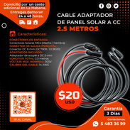 ⚡CABLE ⚡ ADAPTADOR DE PANEL SOLAR MC4 A CC. TENEMOS MENSAJERÍA CON FACTURA Y GARANTÍA. TL 54833699 - Img 57943125