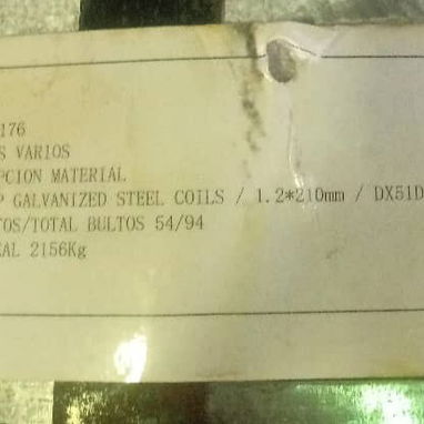 Bobina de Acero Galvanizado (0,6x901mm) $3500 Bobina de Acero Galvanizado (1,2x210mm) $3300 - Img 118746358