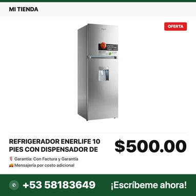 🧊 ¡REFRIGERADORES NUEVOS DE PAQUETE! ❄️ CON FACTURA Y GARANTÍa 🥩🍓 - Img 118102804