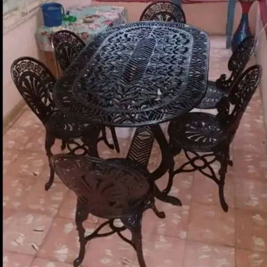 Mesas de 6 sillas para exteriores 🍀 entrega a domicilio sin costo adicional en toda la Habana - Img 99342691