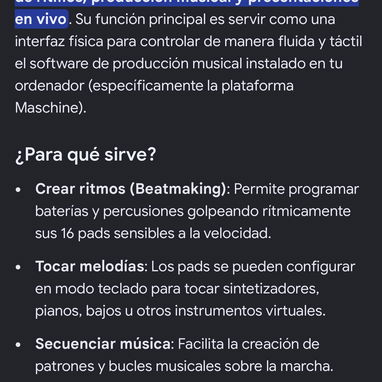 Vendo Maschine Mikro como nuevo (esto es bala pa la percusión) - Img 125801619
