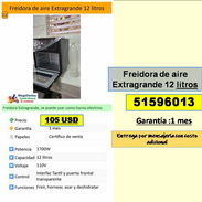 MV-622-Freidora de aire Extragrande 12 litros....105 USD...51596013...transporte costo adicional - Img 55788311