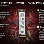 Vendo Disco M2 NVME 512GB Gen 4 Samsung - Img 55938387