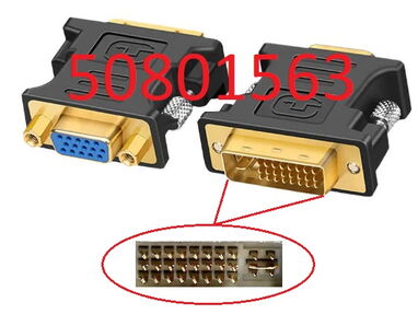 Adaptadores (DP-HDMI, DVI 24+5-VGA, DVI 24+1-HDMI, HDMI-VGA+AUDIO) - Img main-image