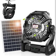 Ventilador recargable con panel solar - Img 55781348