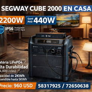 960USD Si busca una estacion para toda la casa le presento la Segway Cube 2000 con 2kwH de bateria y 2200 de potencia - Img 57211105