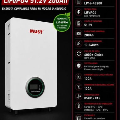 Batería Must de 10kwh - 2/2
