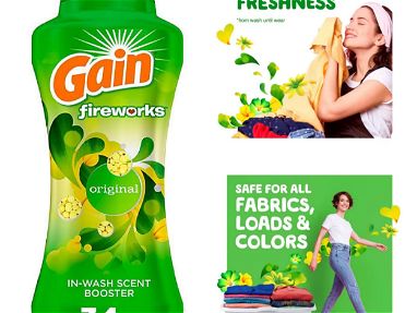 Productos para lavar ropa: detergentes y aromatizantes en polvo, Perlas, cristales y cápsulas Oxi clean, Gain, Downy,etc - Img 67648583