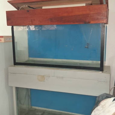 2 peceras de 130cmx68cmx44cm cristal de guagua y mueble con tapas y luces...120 USD..52433043 - 2/2