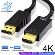 Cable DisplayPort a HDMI 1.8m – Adaptador Plug & Play para PC y laptop - Img 51406757