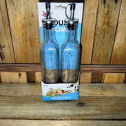 SET DE BOTELLAS DE ACEITE Y VINAGRE / LINDO PARA LA COCINA / DE CRISTAL / - Img 49923729