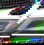 Kit de mouse y teclado gamer rgb ideal para tu lapto,pc o para trabajar en tu oficina.nuevo en caja - Img 49611524
